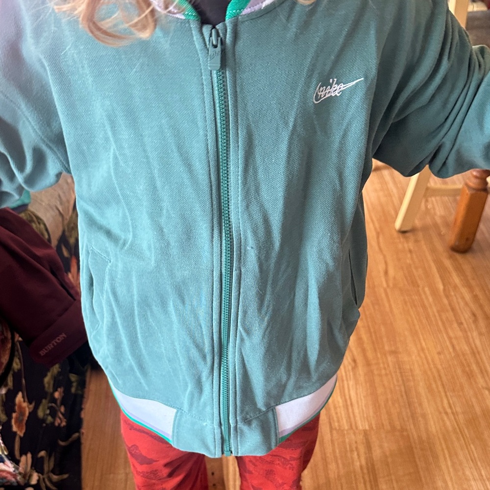 Nike Kids Teal Puffer Jacket